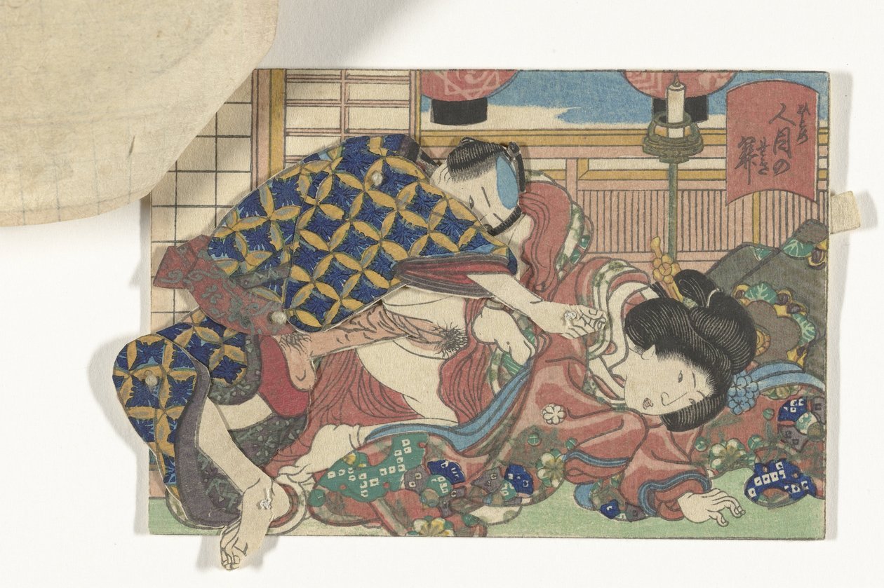 Bewegliche erotische Druckgrafik von Utagawa Kunisada (I)