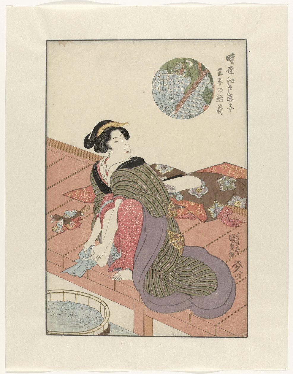 Inari-Tempel von Utagawa Kunisada (I)
