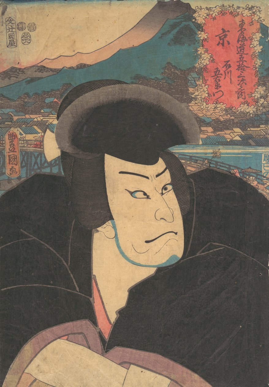 Druck, 19. Jahrhundert von Utagawa Kunisada