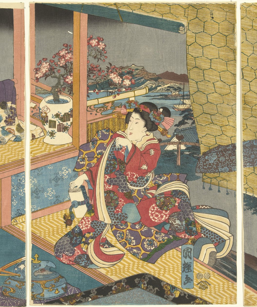 Blumen von Utagawa Kuniteru