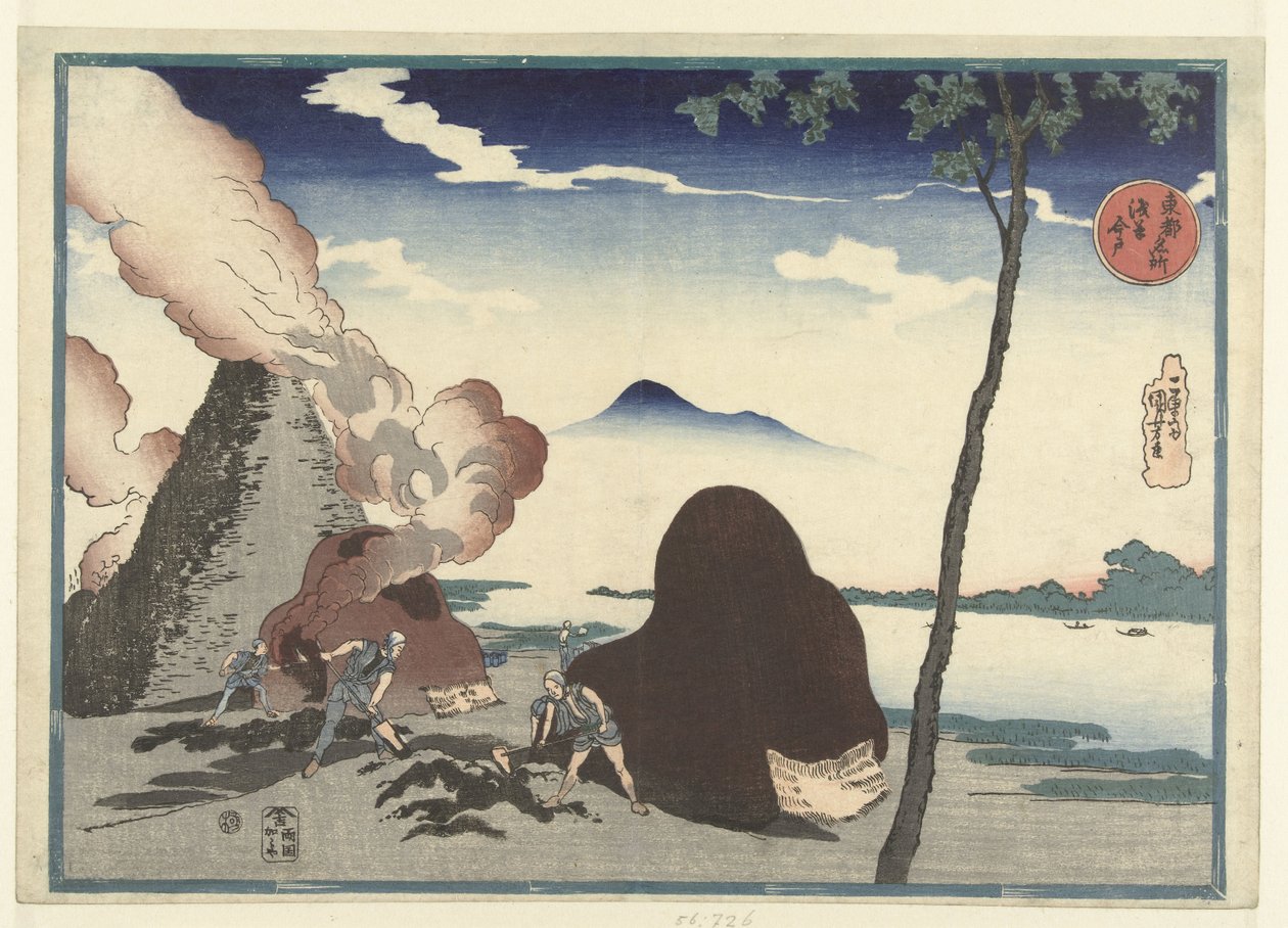 Imado in Asakusa von Utagawa Kuniyoshi
