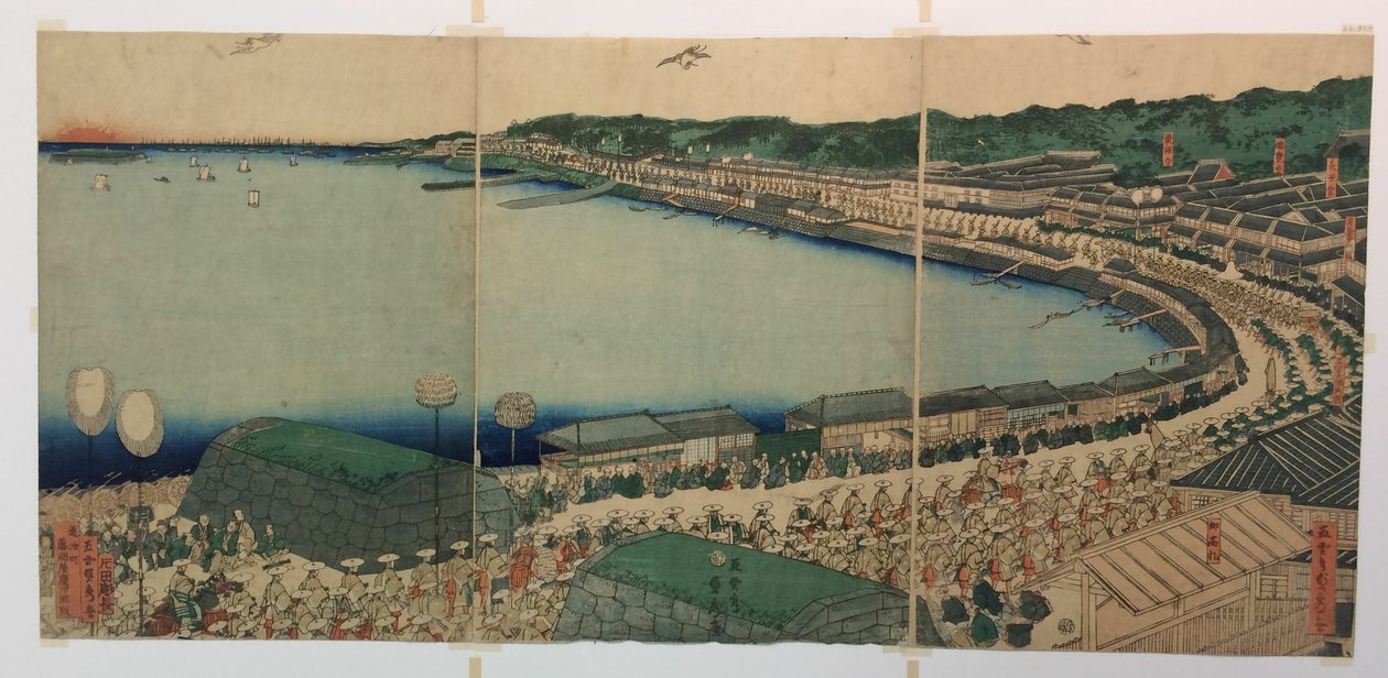 Prozessionen des Daimyo entlang des Tokaido von Utagawa Sadahide