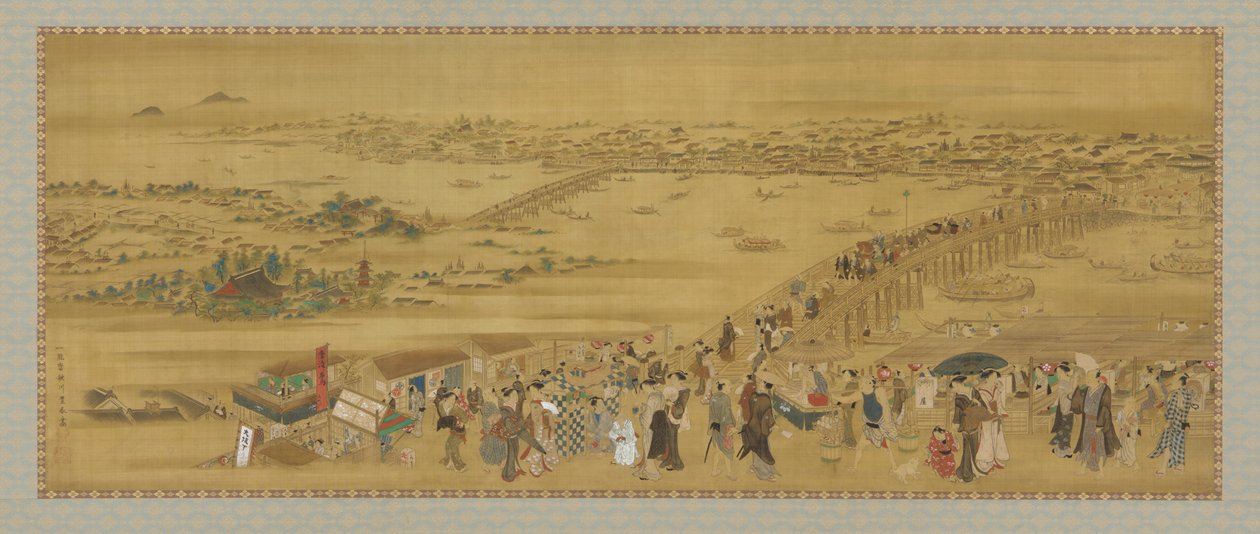 Ryogoku-Brücke von Utagawa Toyoharu