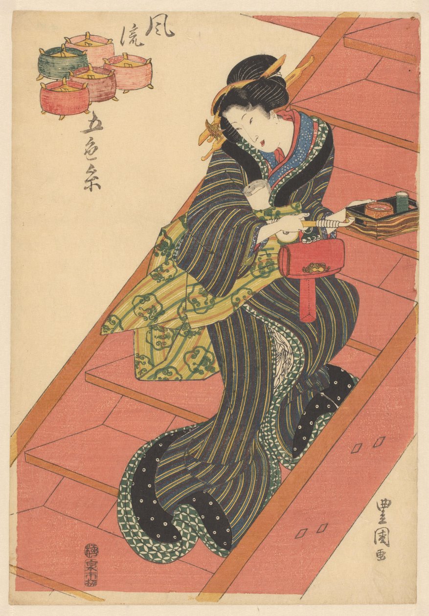 Eine Kurtisane von Utagawa Toyokuni (I)