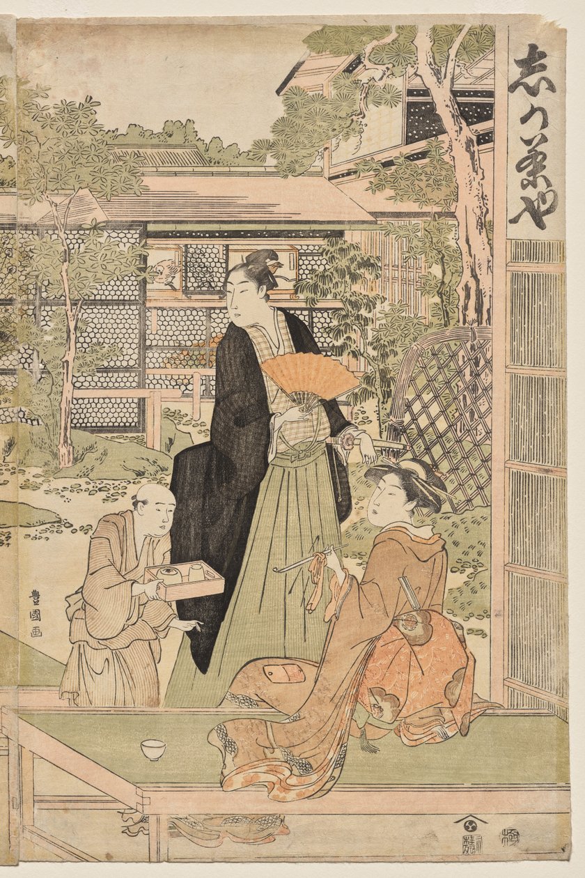 Das Shika-Teahouse von Utagawa Toyokuni
