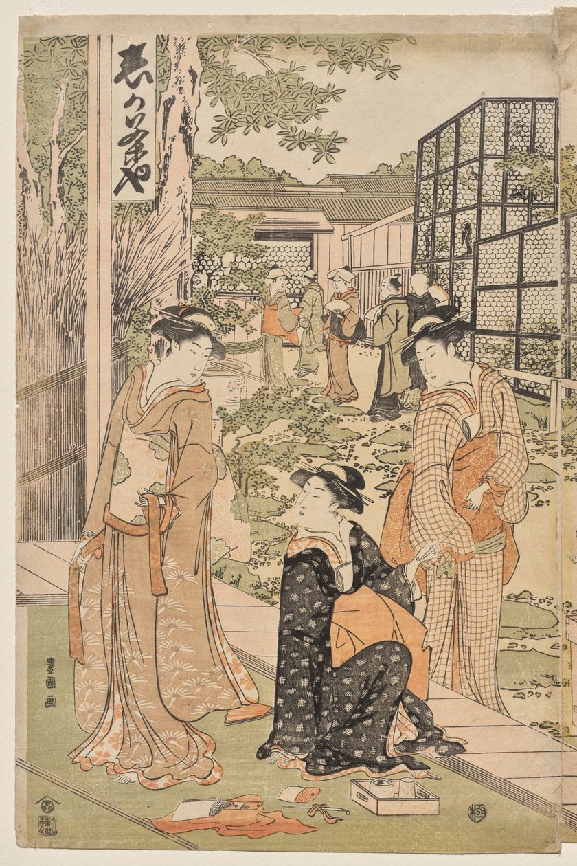Das Shika-Teestube von Utagawa Toyokuni