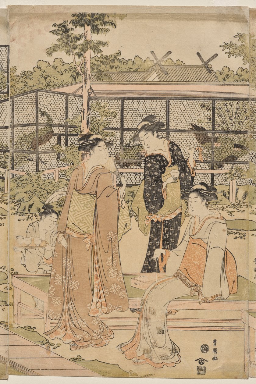 Das Shika-Teestube von Utagawa Toyokuni