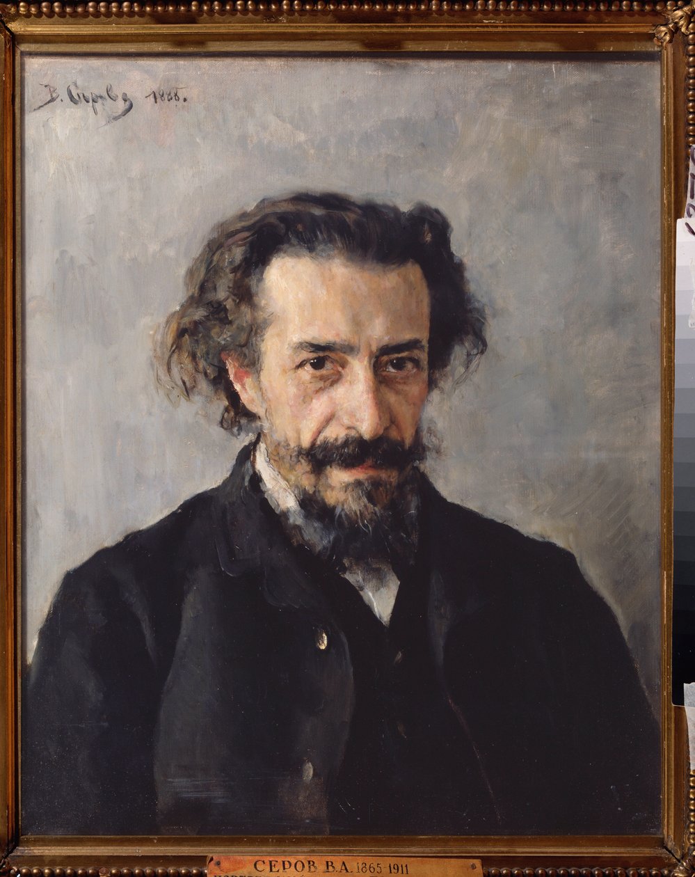Porträt des Komponisten Pavel Ivanovich Blaramberg (1841-1908) von Valentin Aleksandrovich Serov