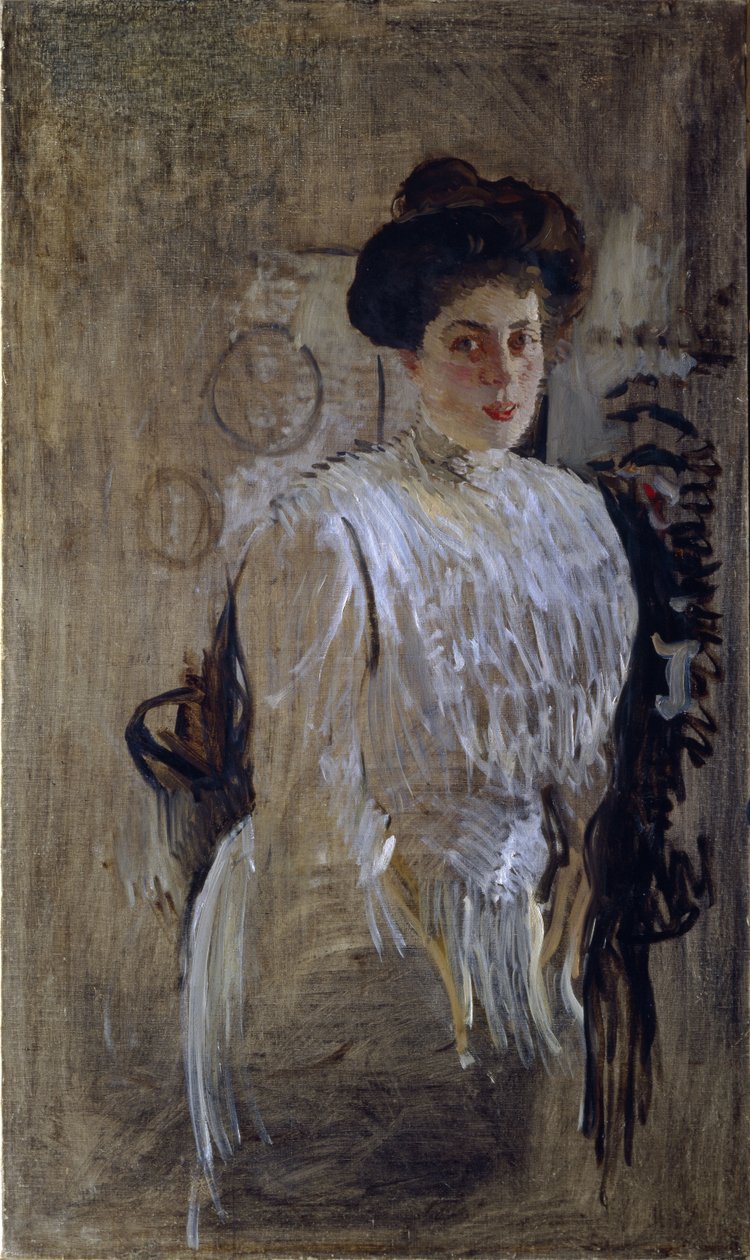 Porträt von Margarita Kirillovna Morozova, geb. Mamontova 1873-1958, 1910 von Valentin Aleksandrovich Serov