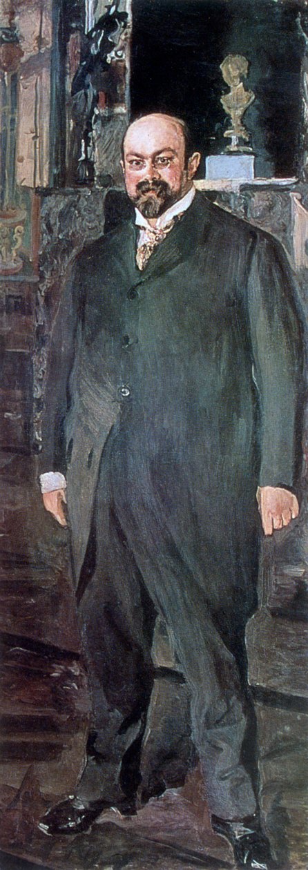 Porträt von Mikhail Abramovich Morozov, 1902 von Valentin Serov