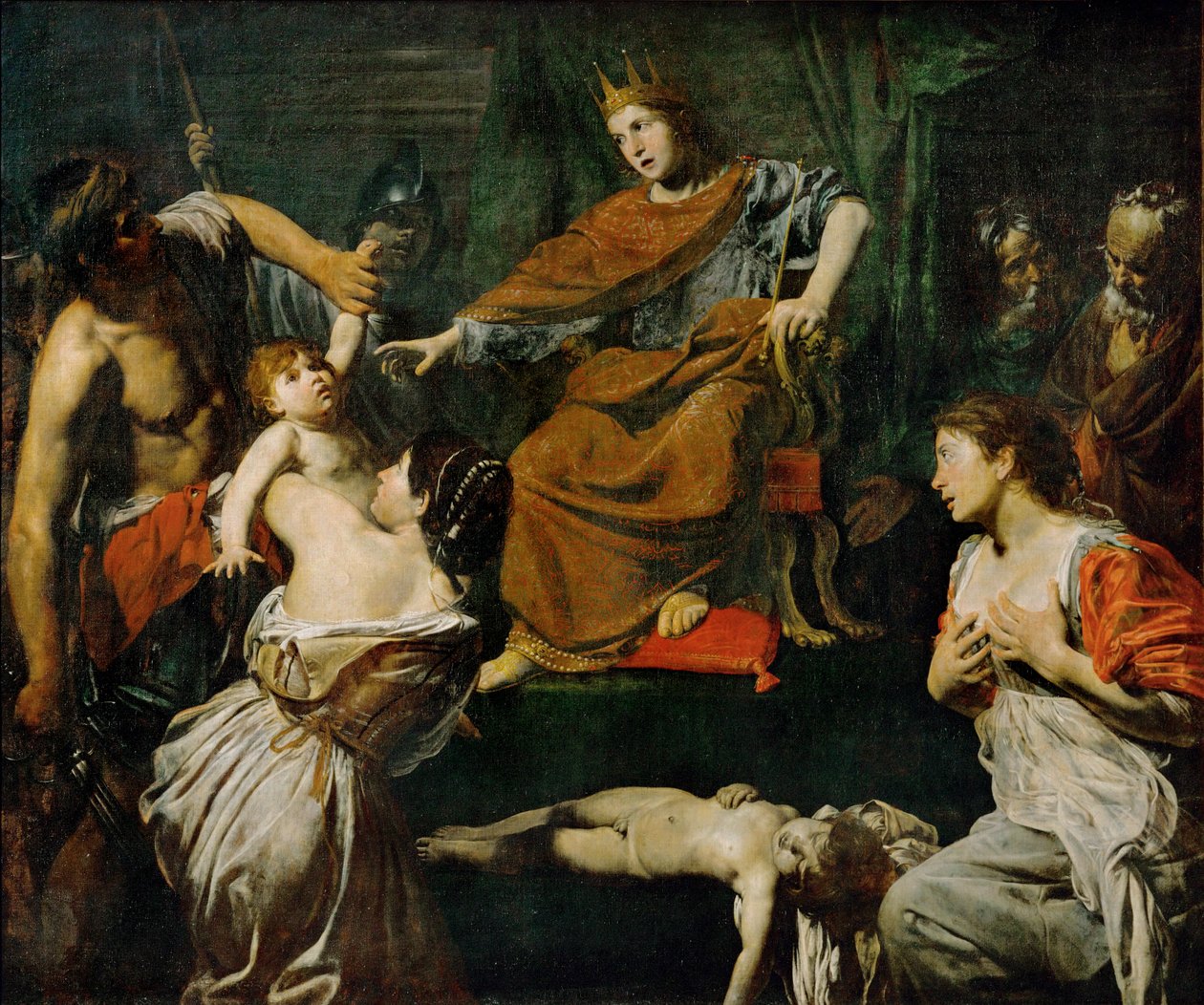 Das Urteil Salomos von Valentin de Boulogne