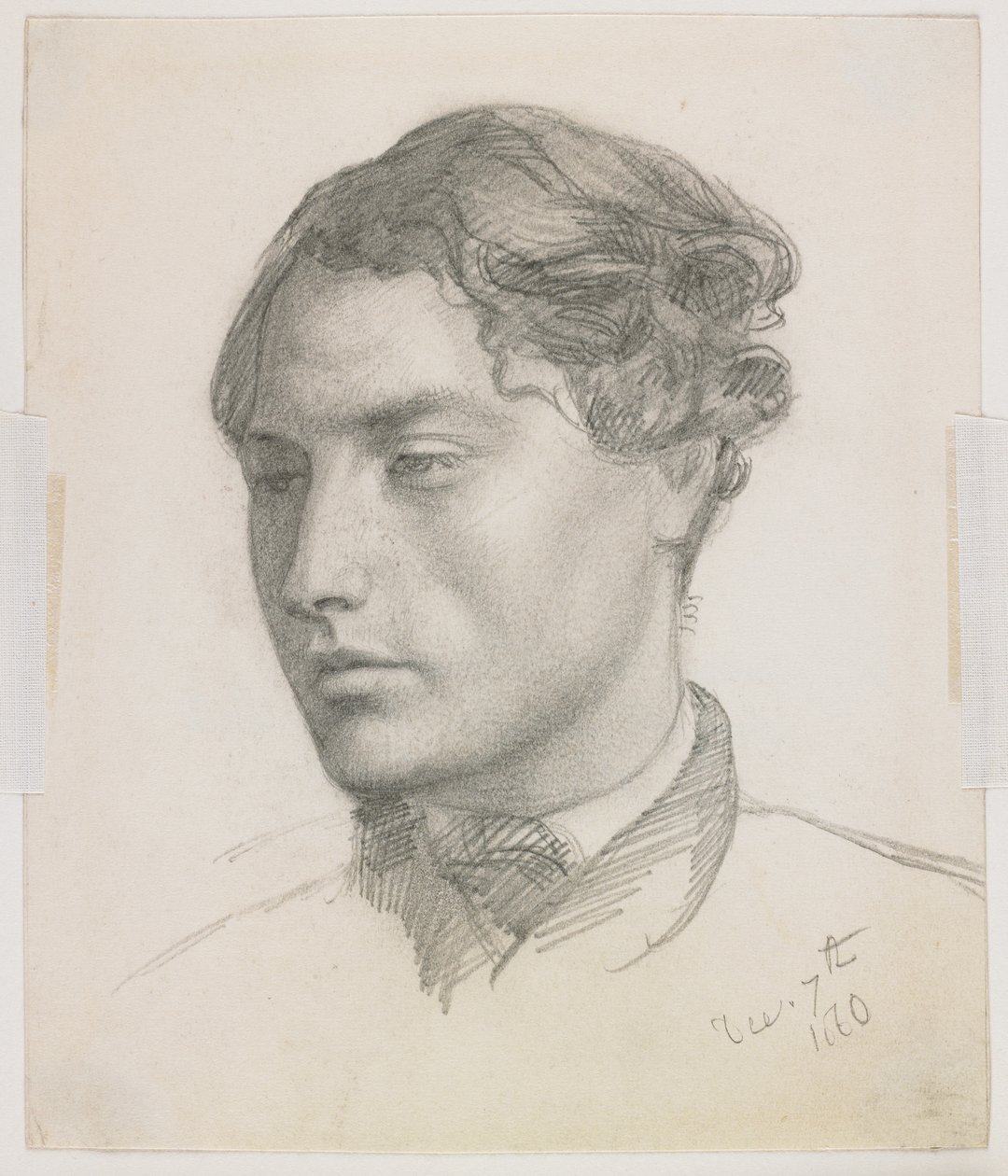 Porträt eines jungen Mannes, 1860 von Valentine Cameron Prinsep