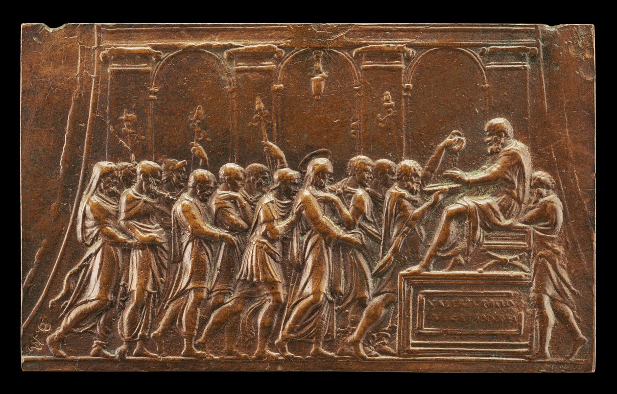 Christus vor Pontius Pilatus gebracht von Valerio Belli