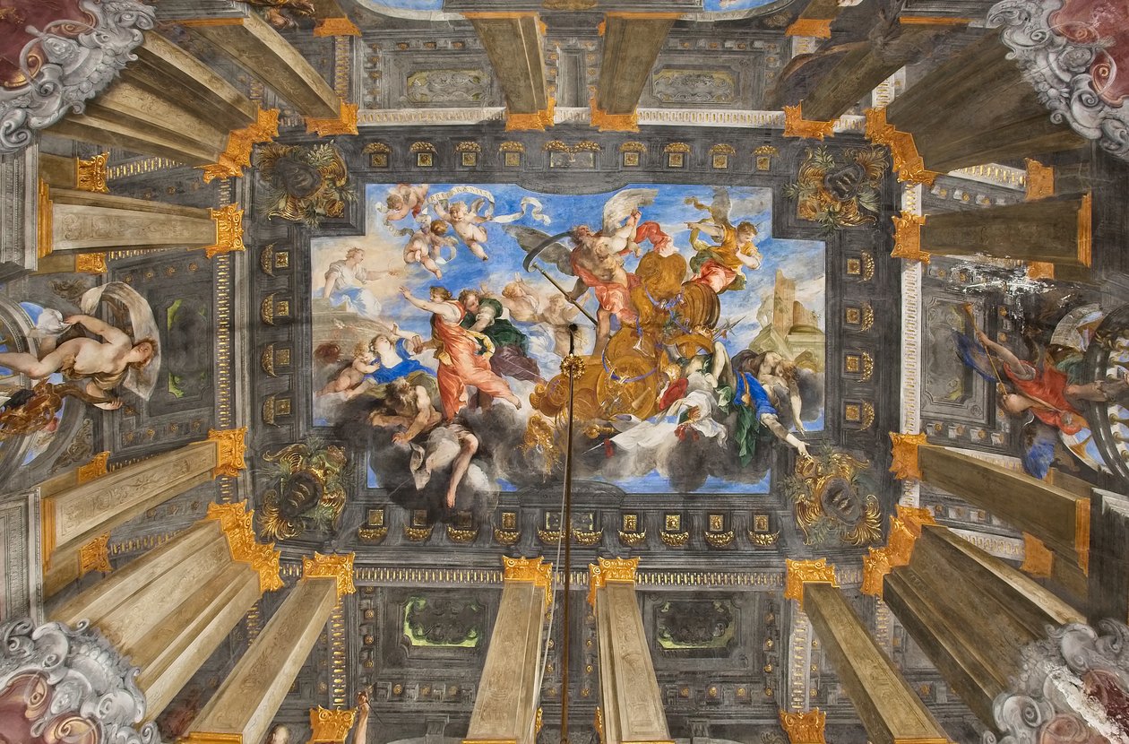 Der Sonnenwagen, Decke der Halle der Zeit Carro von Valerio Castello
