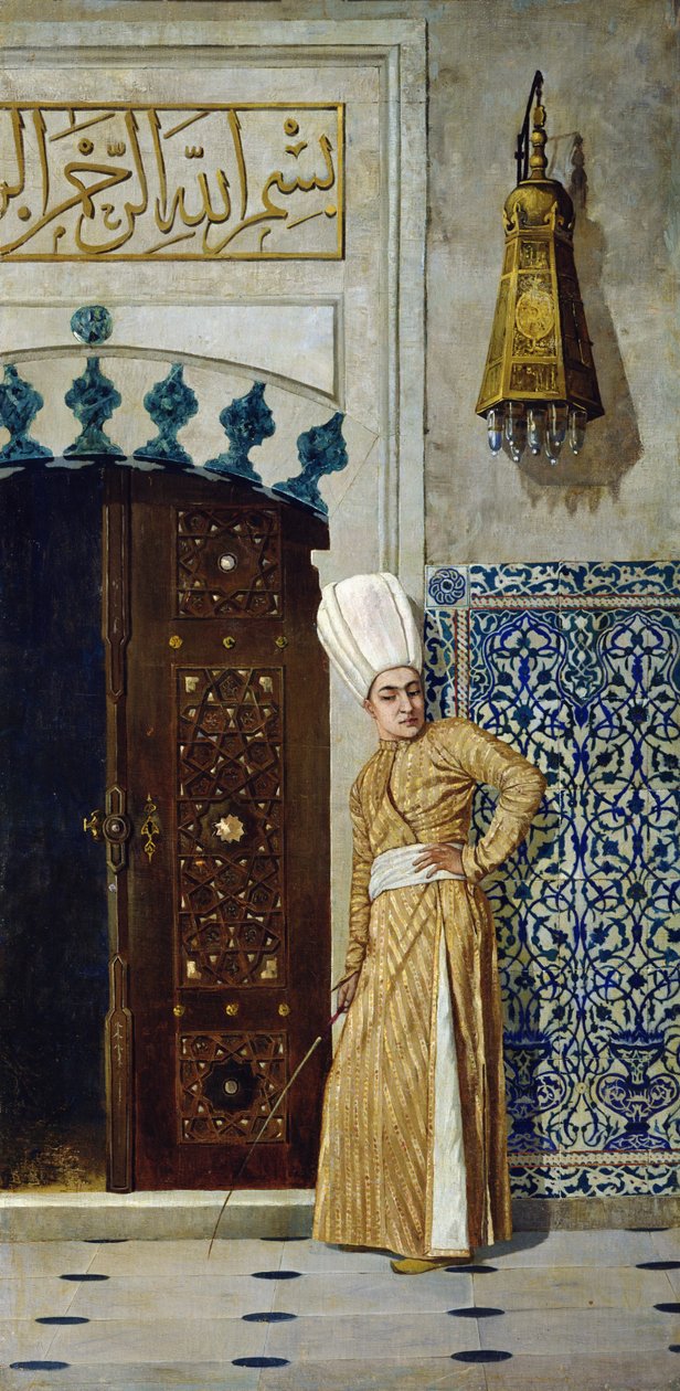 Ein Eunuch vor der Tür des Harems von Vasili Vasilievich Vereshchagin