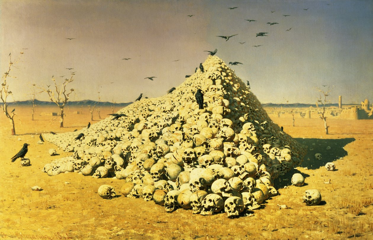 Eine Allegorie des Krieges von 1871, 1871 von Vasili Vasilievich Vereshchagin