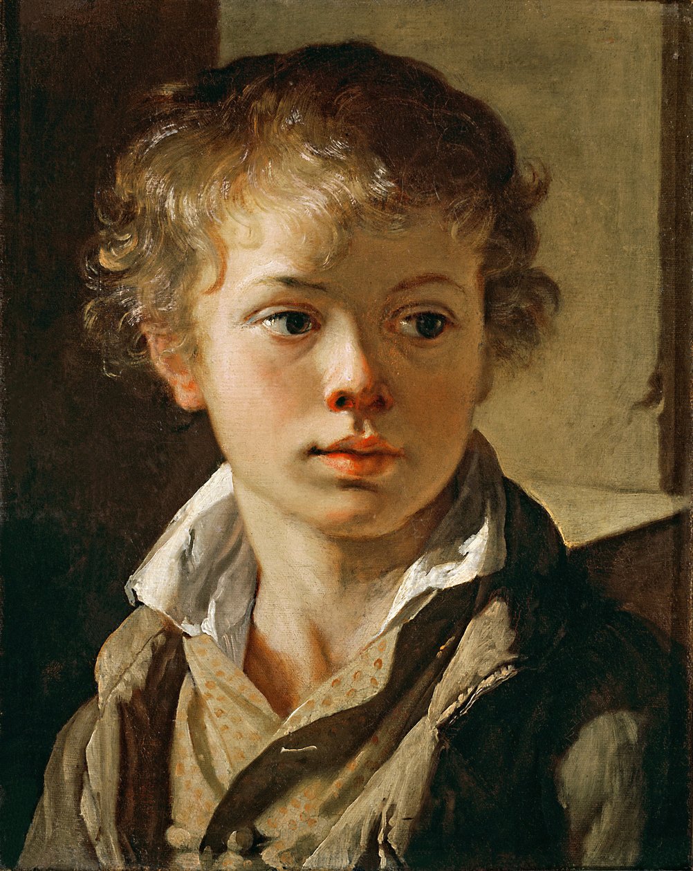 Porträt des Sohnes des Künstlers, ca. 1818 von Vasili Andreevich Tropinin