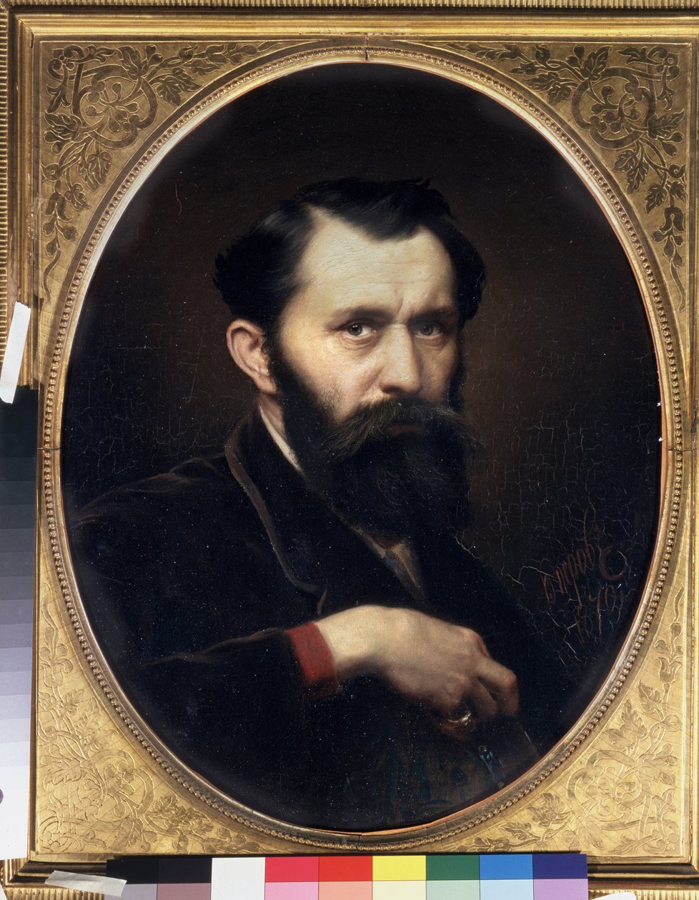 Selbstporträt von Vasili Grigorevich Perov