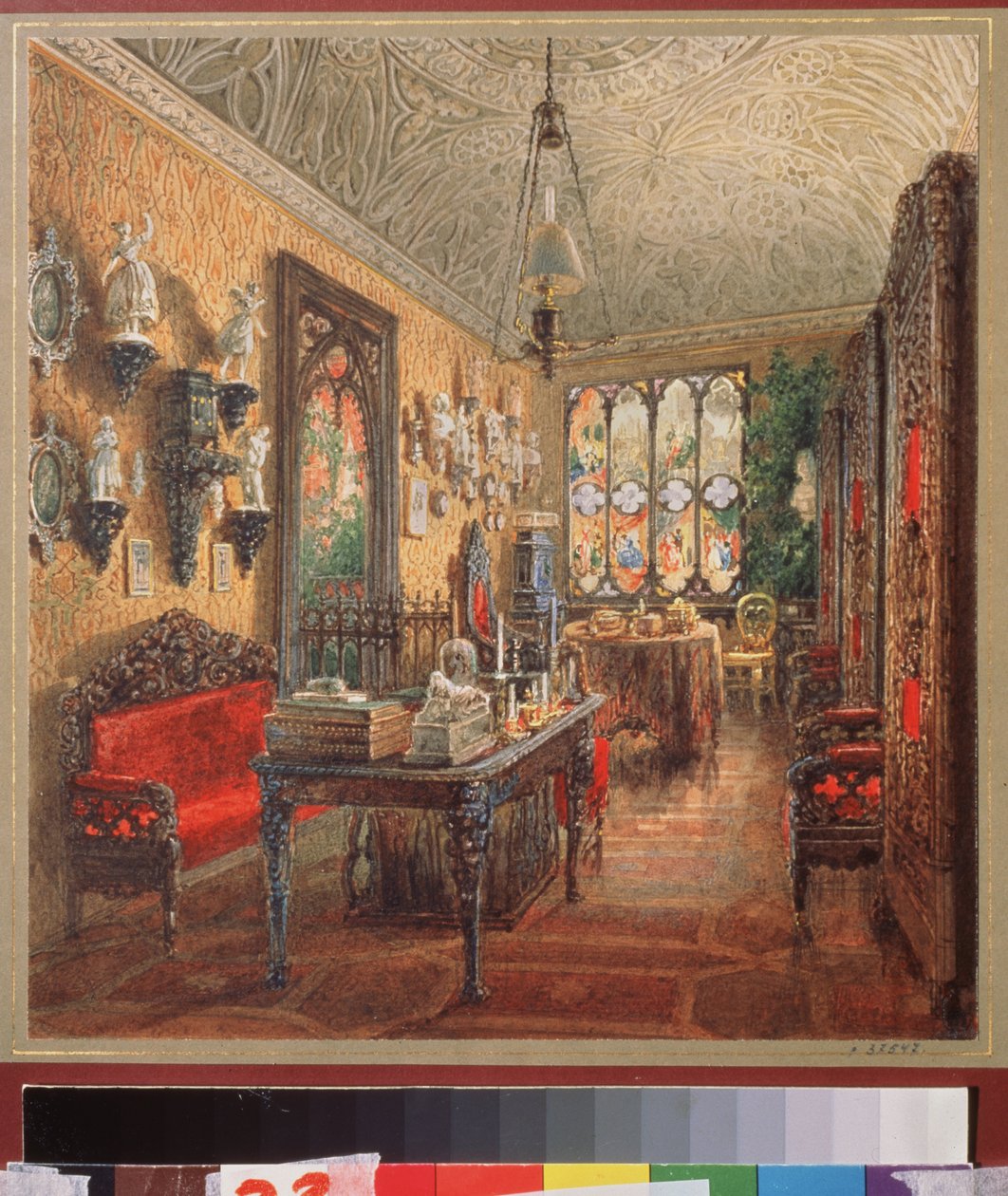 Das Büro im Jussupow-Palast in Sankt Petersburg von Vasili Semenovich Sadovnikov