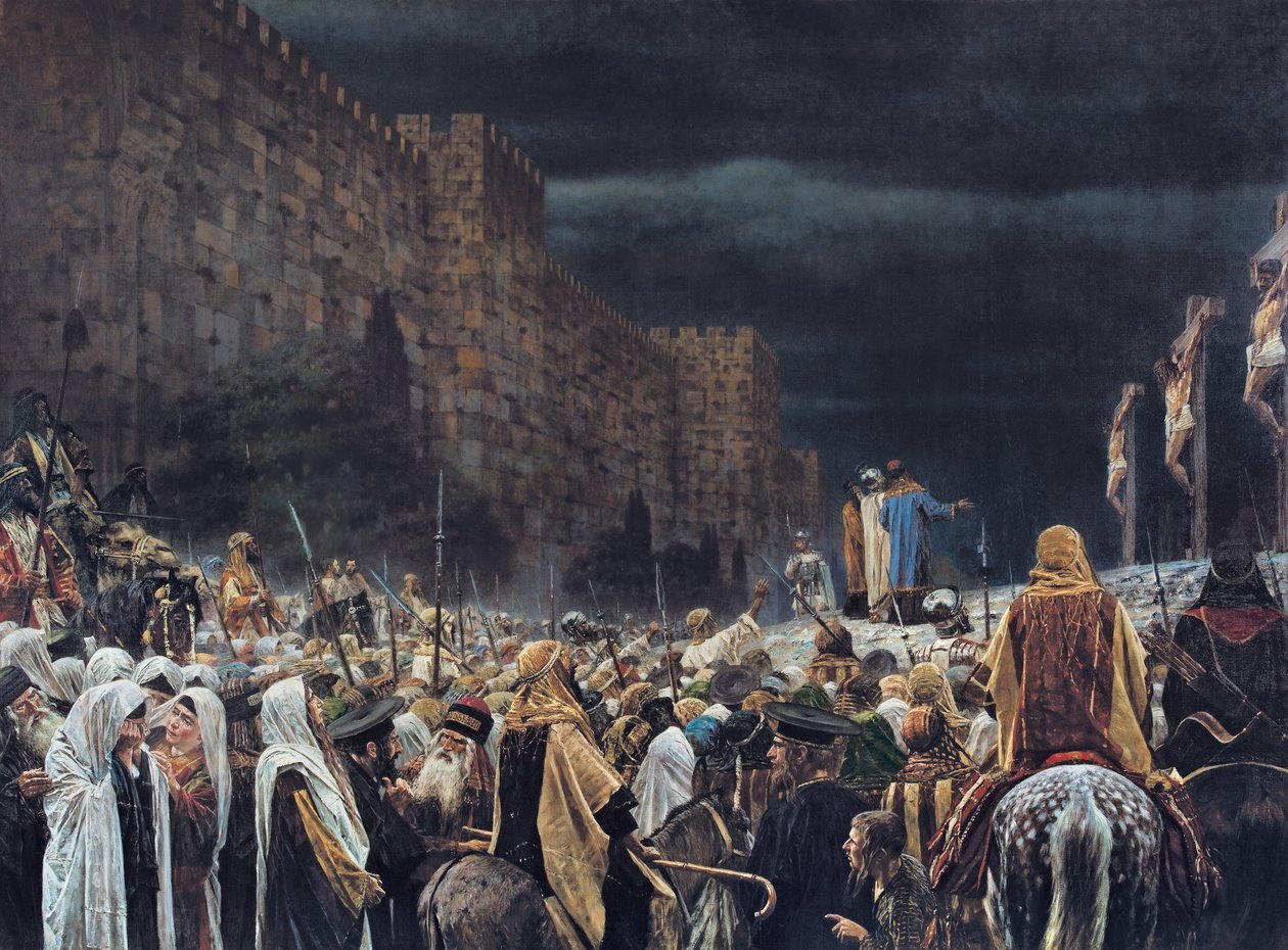 Kreuzigung durch die Römer, 1887 von Vasili Vasilievich Vereshchagin