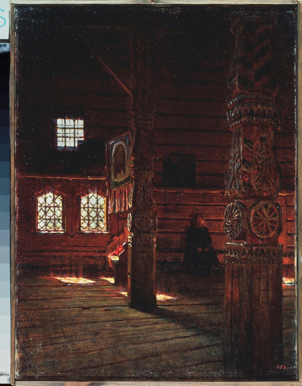 Innenraum der Peter-und-Paul-Kirche in Puchug von Vasili Vasilievich Vereshchagin