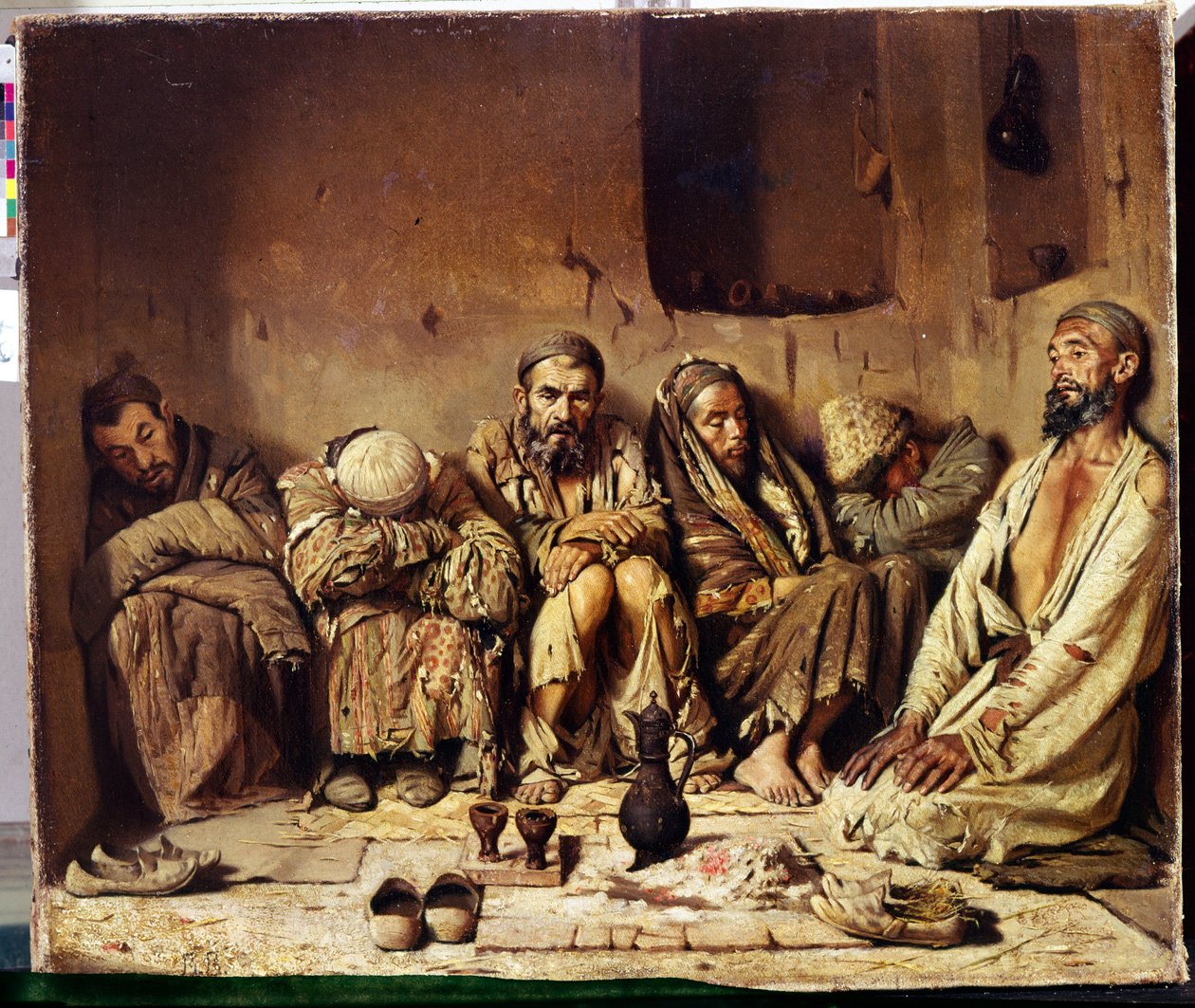 Die Opiumraucher von Vasili Vasilievich Vereshchagin