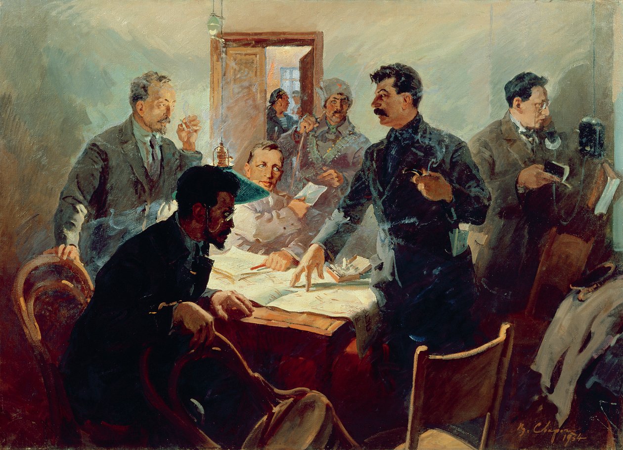 Der Stab der Oktoberrevolution von 1917 von Vasily Semyonovich Svarog