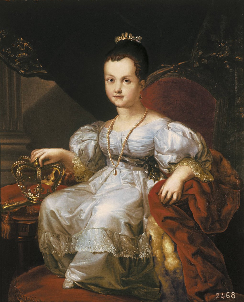 Porträt von Isabella II. als Kind von Vicente Lopez y Portana