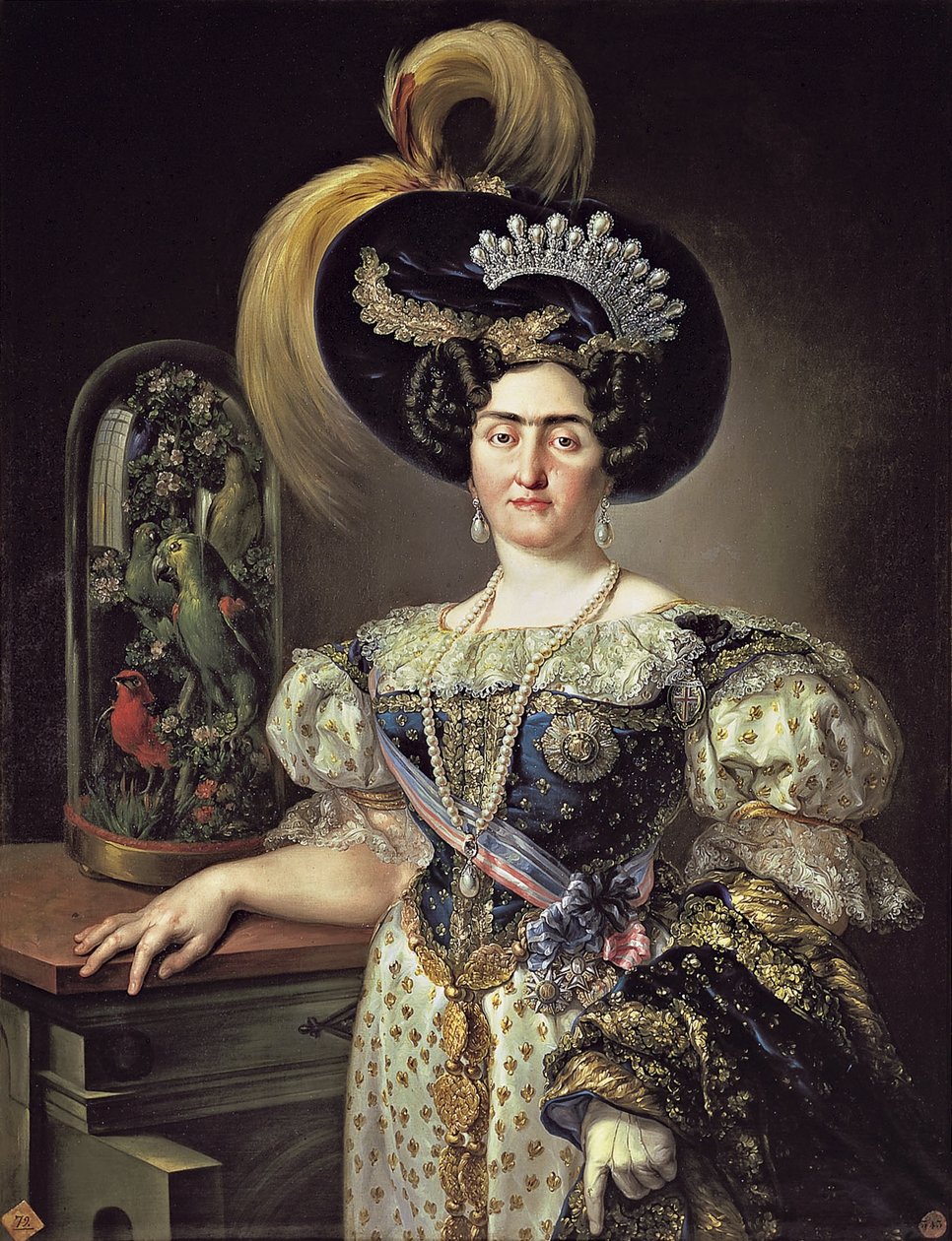 Porträt von Dª. María Francisca de Braganza y Borbón von Vicente López Portaña