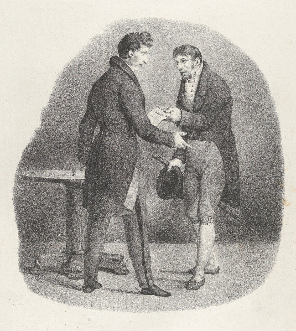 Kapitel XII: Je le savais (Ich dachte es mir), 1824 von Victor Adam