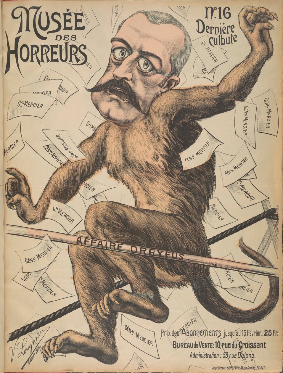 Musée des Horreurs Galerie der Schrecken: Pierre Waldeck-Rousseau, 1899 von Victor Lenepveu