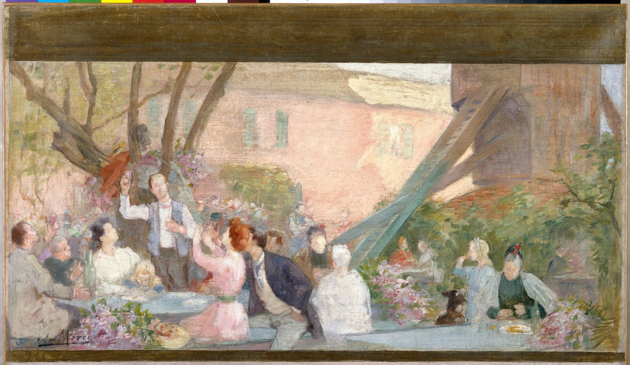 Skizze für das Rathaus von Bagnolet: Ein Toast von Victor Marec