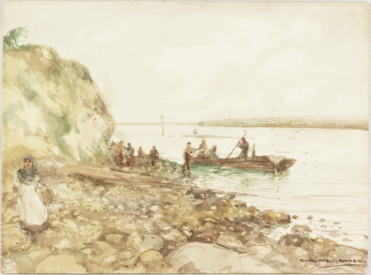 Fischerboot von Victor Noble Rainbird