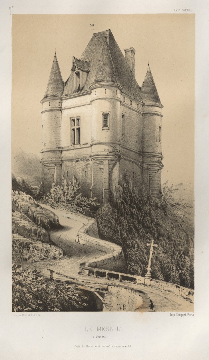 Pl. 77, Le Mesnil Corrèze, 1860 von Victor Petit