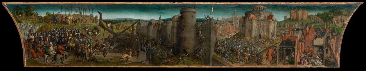 Titus Eroberung Jerusalems, um 1469-1483 von Vienna Master of Mary of Burgundy