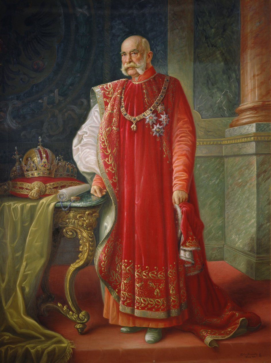 Franz Joseph I. von Österreich, ca. 1916 von Vienna Nedomansky Studio