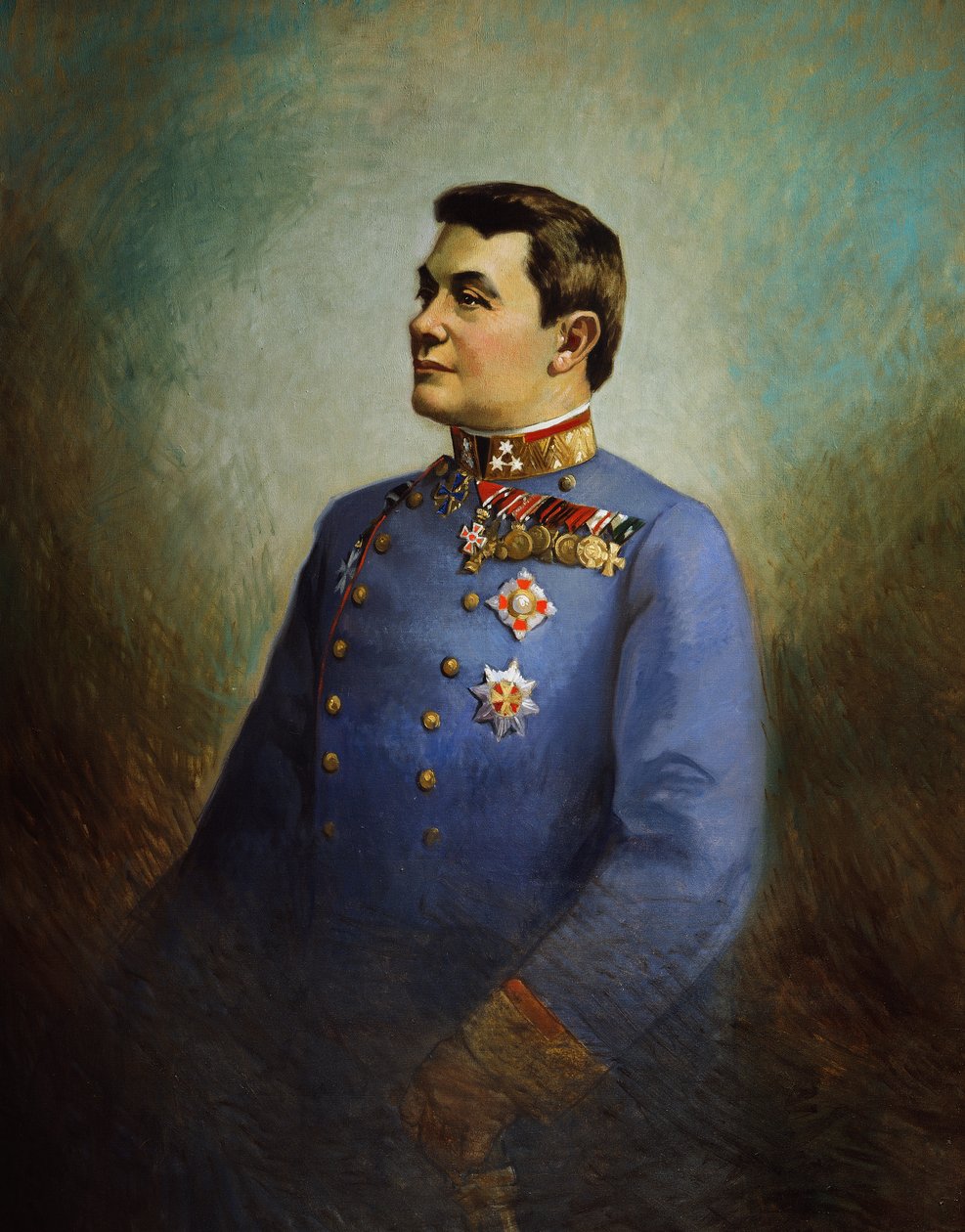 General Hermann Baron Kovess von Kovesshaza, um 1916 von Vienna Nedomansky Studio