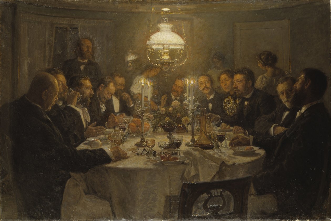 Ein Künstlerzusammentreffen von Viggo Johansen