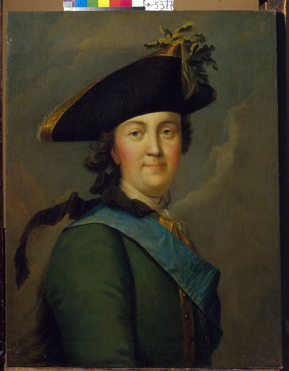 Porträt der Kaiserin Katharina II. in der Uniform der Leibgarde von Vigilius Erichsen