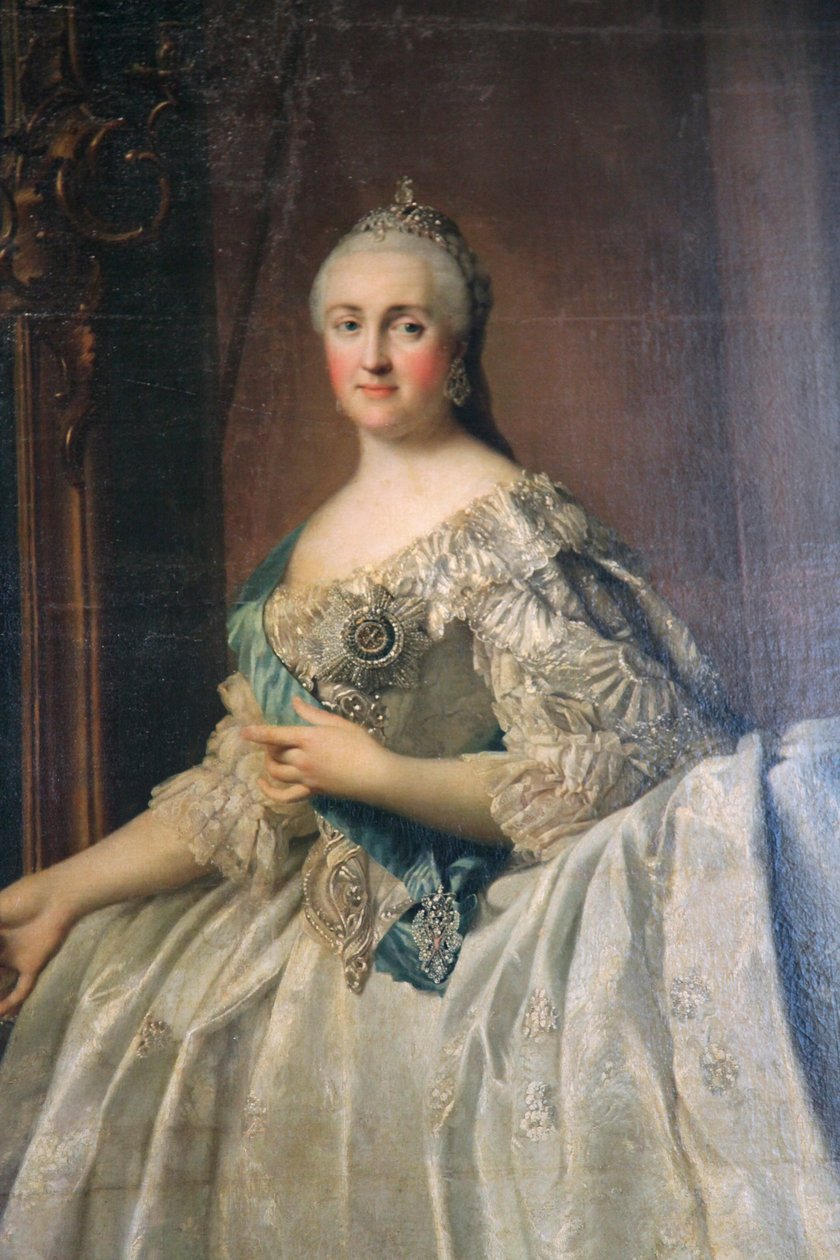 Porträt der Kaiserin Katharina der Großen, nach 1762 von Vigilius Erichsen