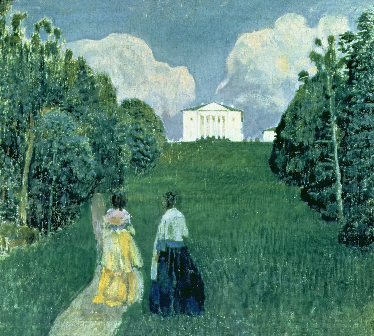 Schimmer des Sonnenuntergangs, 1904 von Viktor Elpidiforovich Borisov Musatov