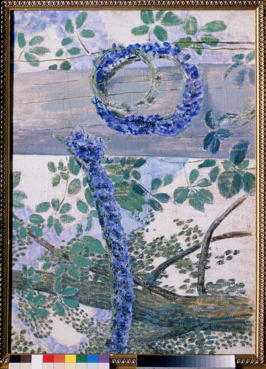 Die Girlanden der Kornblumen. Gemälde von Viktor Borisov-Musatov (1870-1905) 1905 Staatliche Tretjakow-Galerie, Moskau von Viktor Elpidiforovich Borisov Musatov