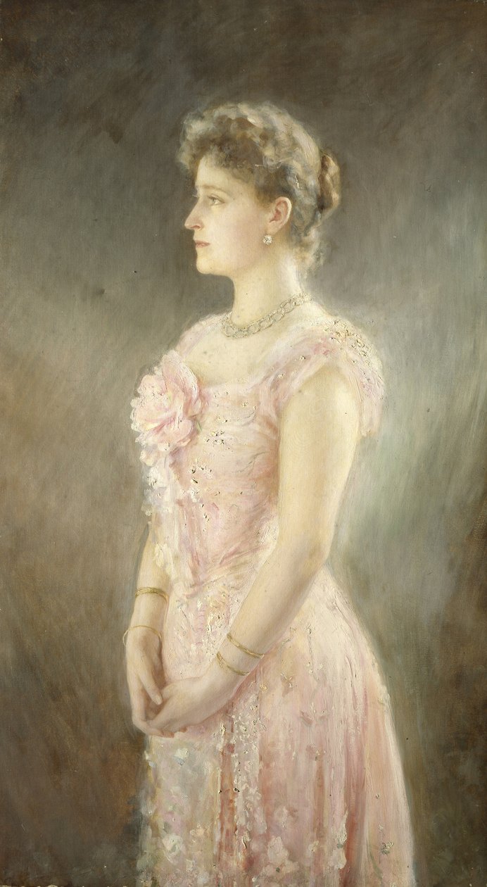 Porträt von Kaiserin Alexandra Fjodorowna von Russland 1872-1918, die Frau von Zar Nikolaus II., 1901 von Viktor Karlovich Stemberg