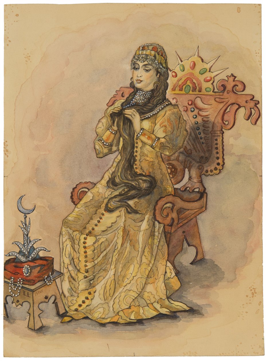 Die Prinzessin, die nie lächelte (Nesmeyana) von Viktor Mikhaylovich Vasnetsov