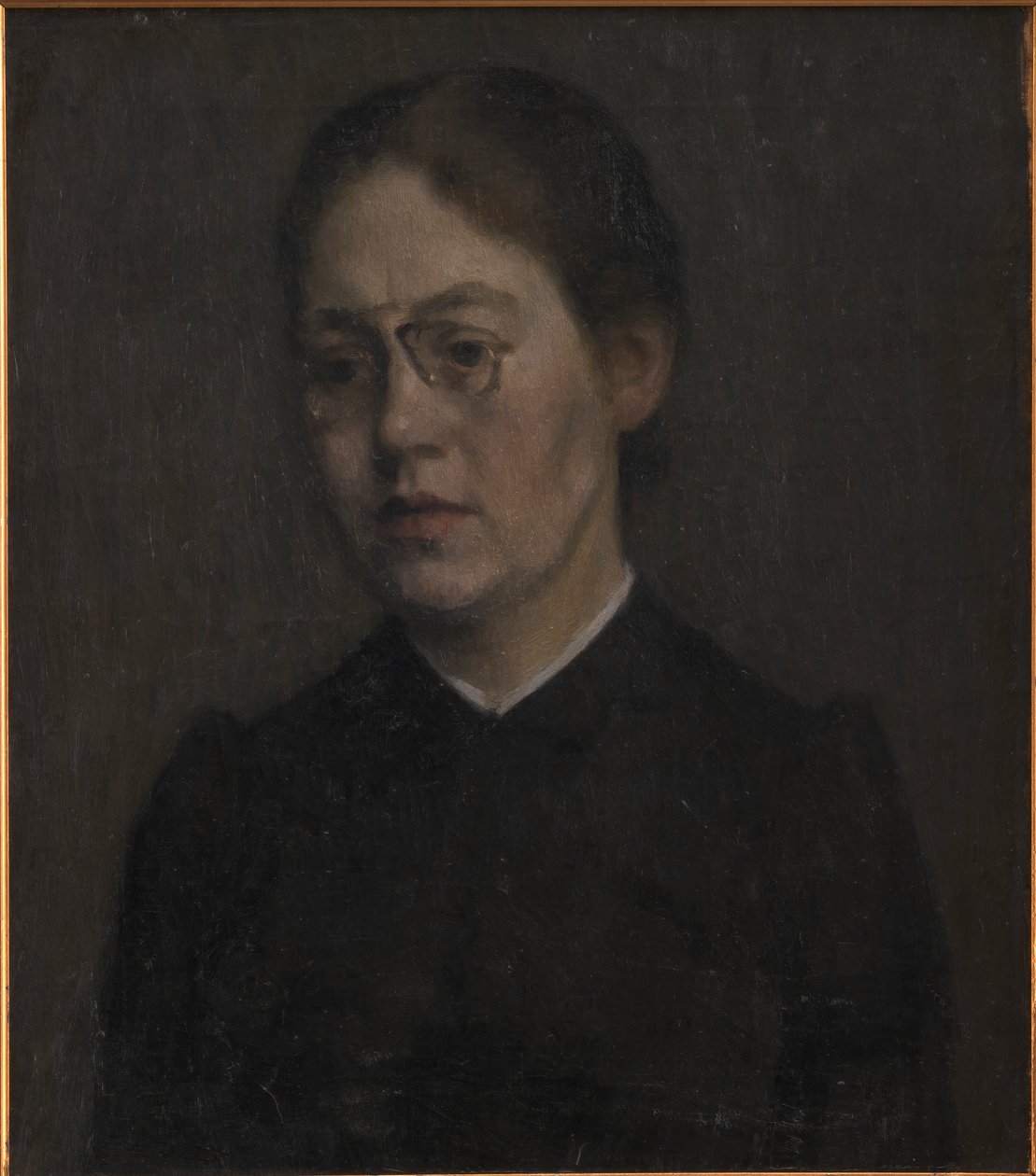 Die Malerin Elisabeth Wandel von Vilhelm Hammershøi