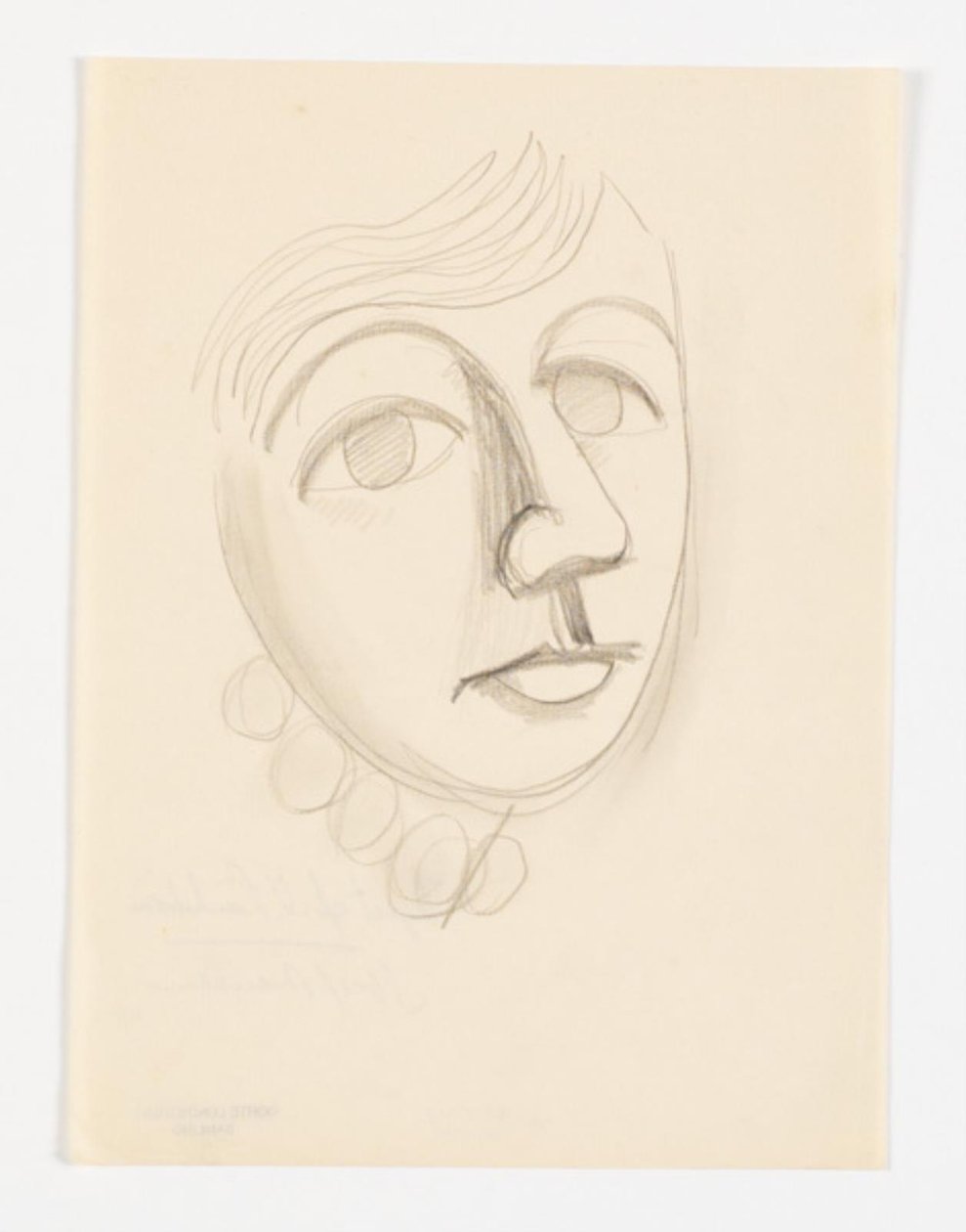 Porträt der Tochter des Künstlers, Dorte Lundstrøm, Dreiviertelprofil nach rechts von Vilhelm Lundstrøm
