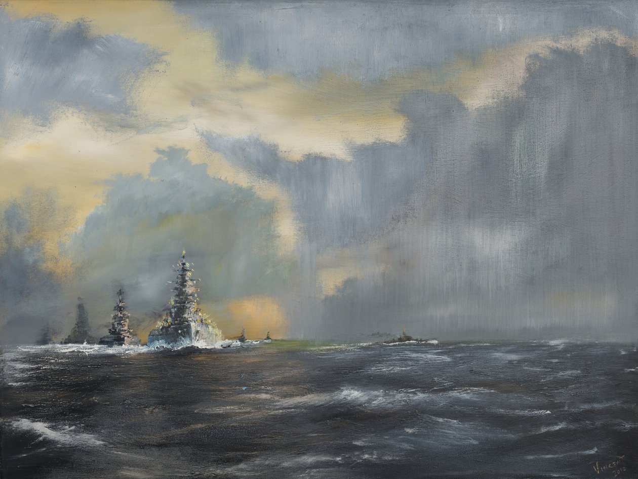 Japanische Flotte im Pazifik 1942, 2013 von Vincent Alexander Booth