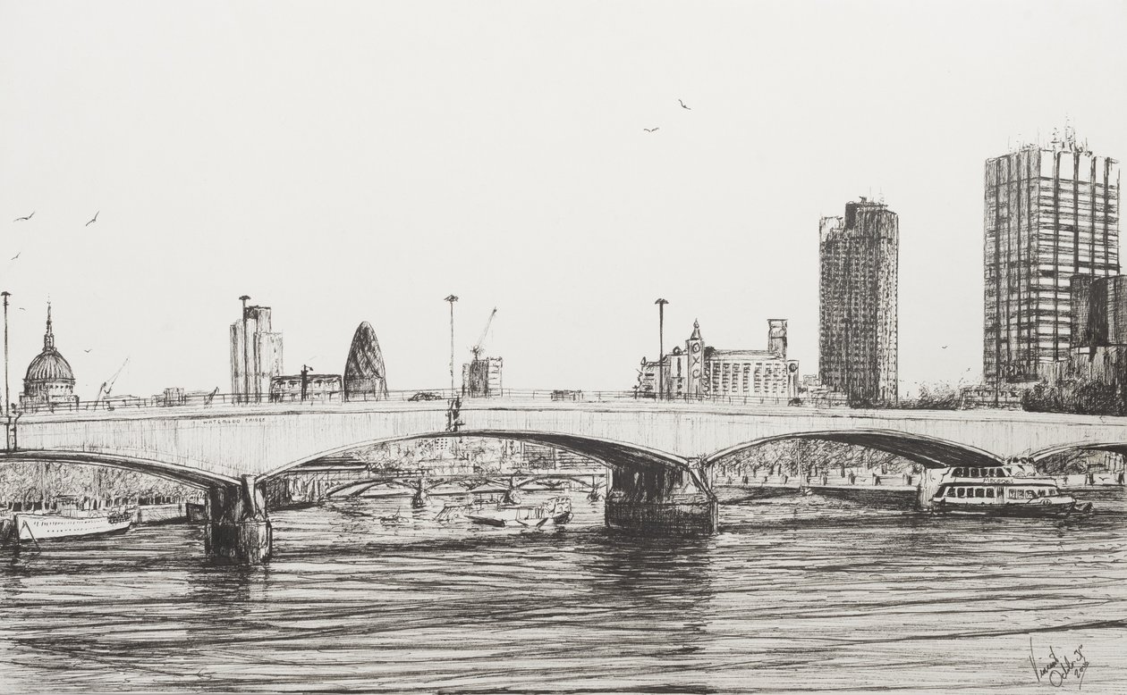 Waterloo Bridge London, 2006 von Vincent Alexander Booth