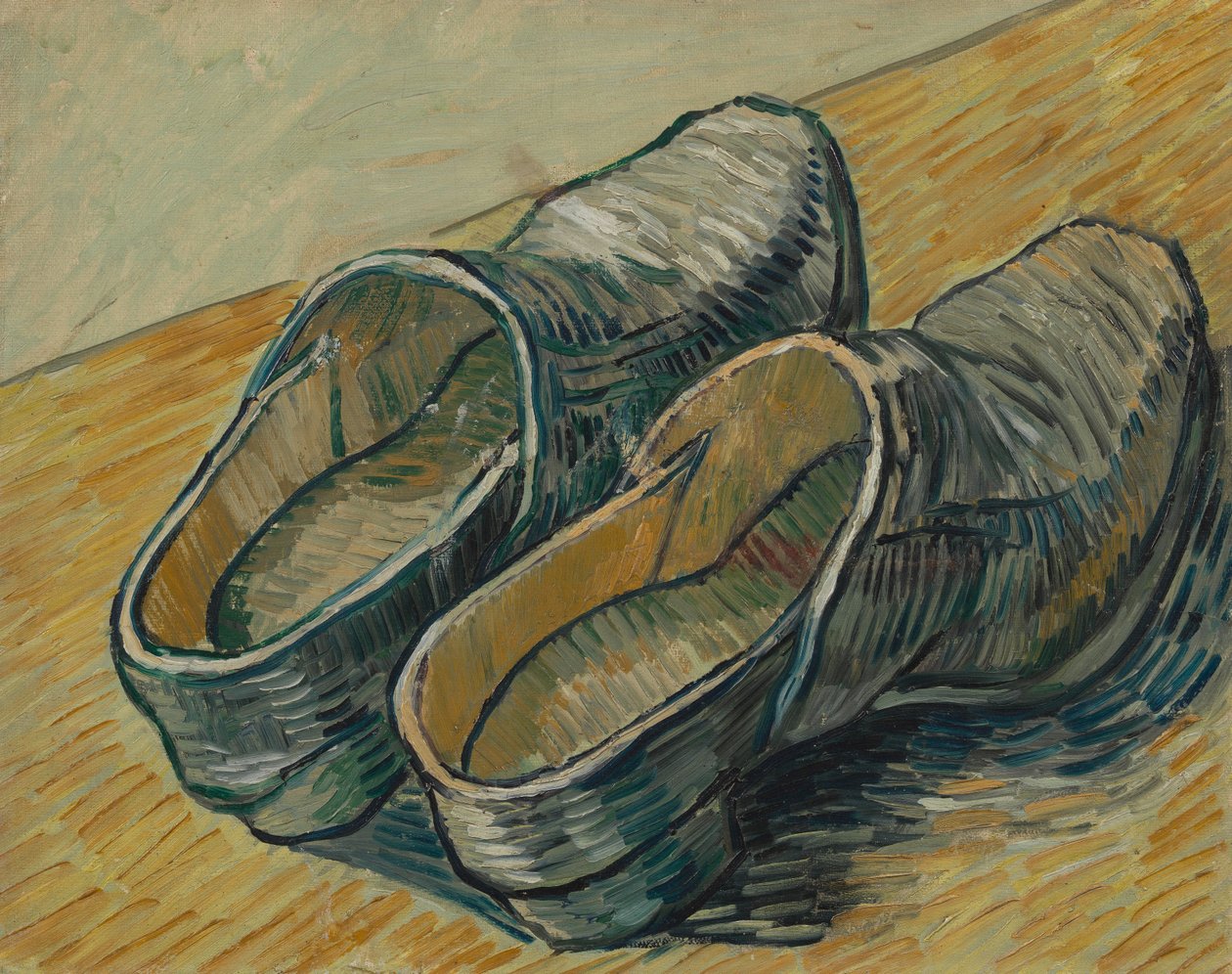 Ein Paar Lederclogs von Vincent van Gogh