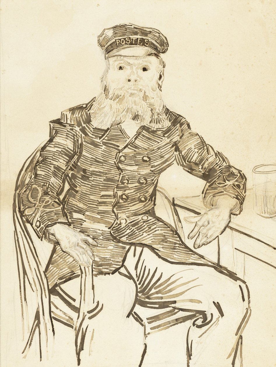 Der Postbote Joseph Roulin, 1888 von Vincent van Gogh